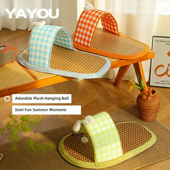 Котешко гнездо с ратанова подложка и пяна – гнездо за домашни любимци, марка Ya you, произход Zhejiang