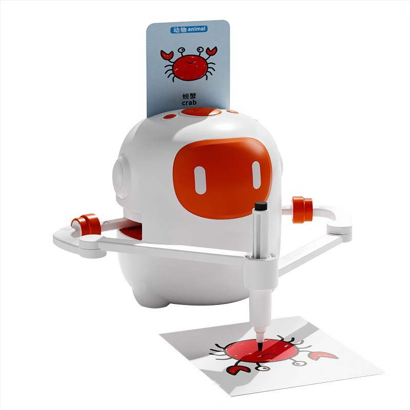 Edukativni pametni automatski robot za crtanje za dob 3-8 godina — stroj za učenje, električno, plastika, bez memorije