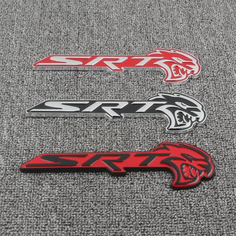 Стикер за емблема Dodge Challenger SRT Hellcat – персонализиран, 3D материал, модел 992, самозалепващ монтаж, Shengyi