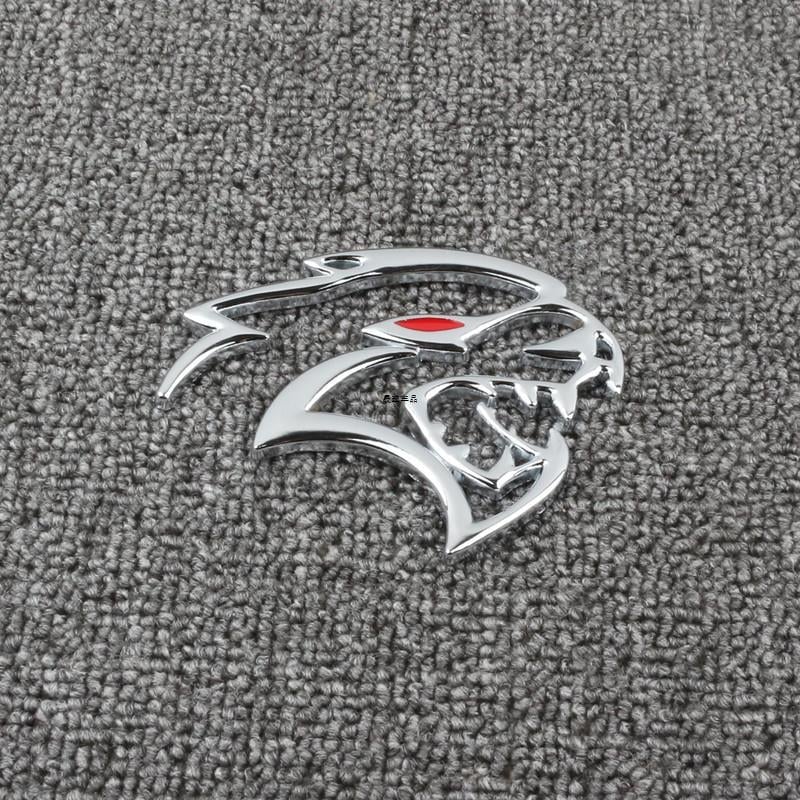 Стикер за емблема Dodge Challenger SRT Hellcat – персонализиран, 3D материал, модел 992, самозалепващ монтаж, Shengyi
