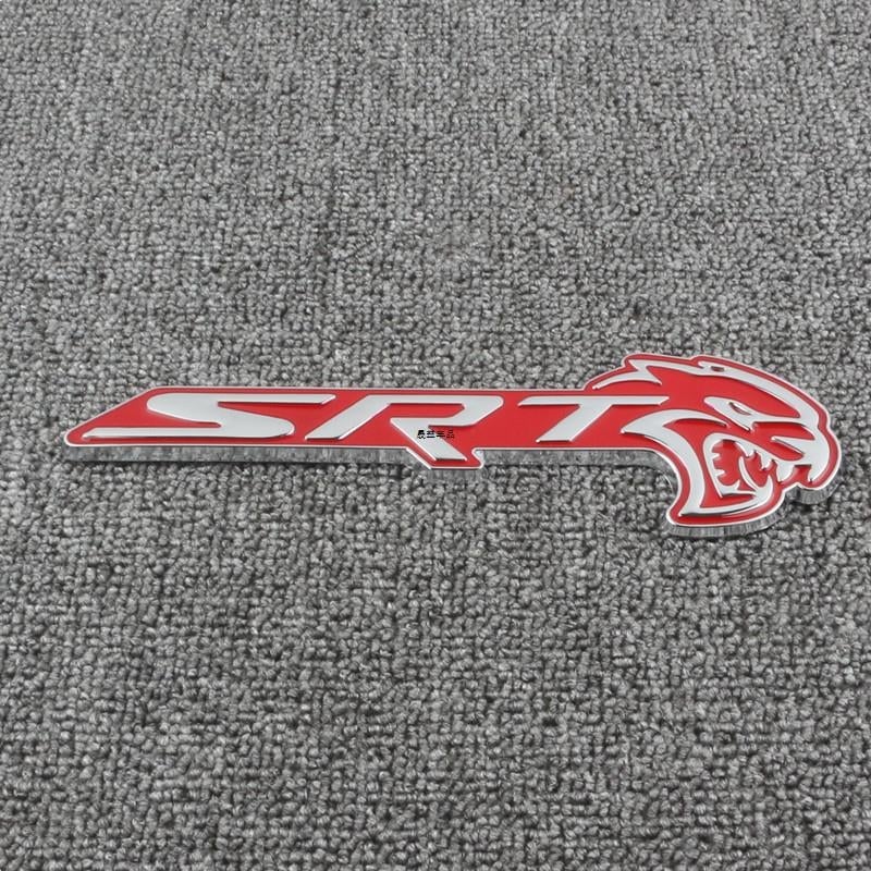 Стикер за емблема Dodge Challenger SRT Hellcat – персонализиран, 3D материал, модел 992, самозалепващ монтаж, Shengyi
