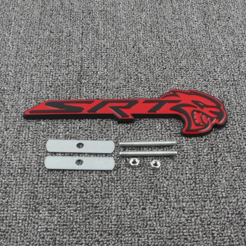 Стикер за емблема Dodge Challenger SRT Hellcat – персонализиран, 3D материал, модел 992, самозалепващ монтаж, Shengyi