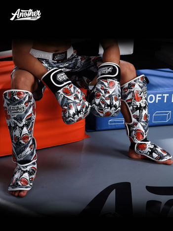Anotherboxer Протектор за крак за Санда, Таекуондо, ММА и Муай Тай — защита на тибия за юноши и възрастни (Издание 2025)