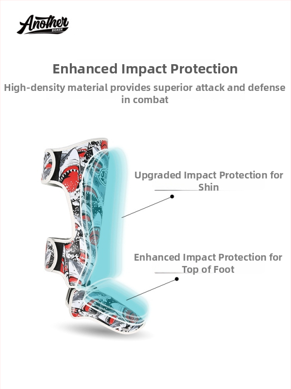 Anotherboxer Протектор за крак за Санда, Таекуондо, ММА и Муай Тай — защита на тибия за юноши и възрастни (Издание 2025)
