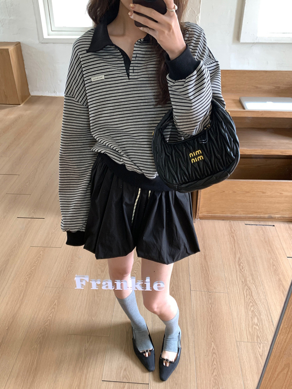 Pamučna A-linija suknja, korejski stil, mikroelastična, 95% pamuka, proljeće 2026