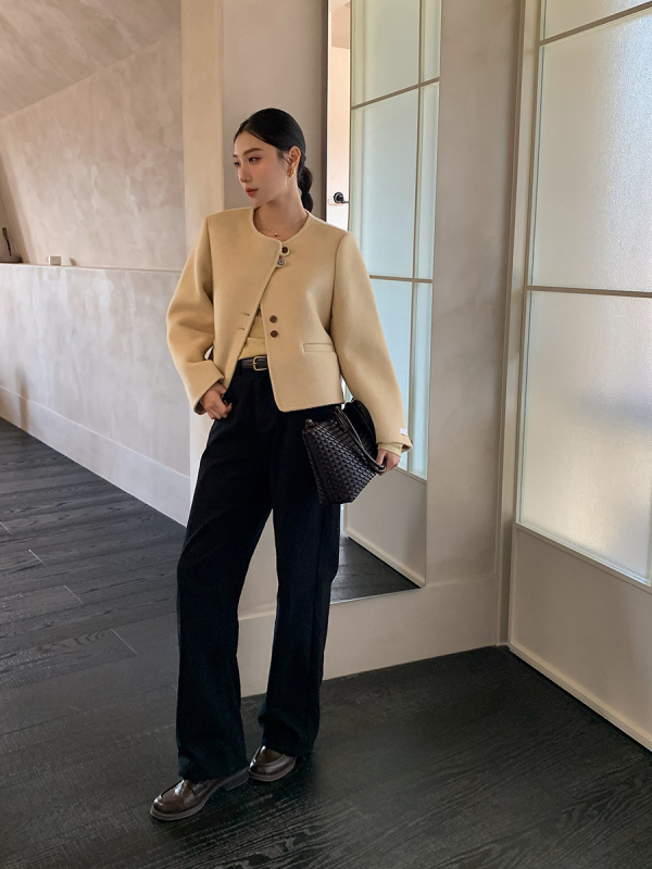 Ženske traperice visokog struka, ravni kroj, denim, 95% pamuk, zip