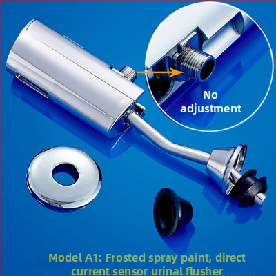 TEGREE TG-735 Ploché montovaný indukčný senzor pisoára, DC napájanie, tlak vody 0,05–0,8 MPa, čas spláchnutia 6 s