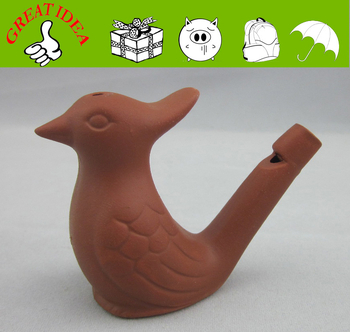 Ručna keramička okarina s oslikanom površinom i pastoralnim životinjskim motivima