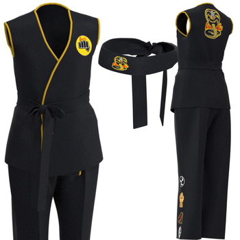 Nibaizi dječja taekwondo uniforma za cosplay – unisex trening odjeća od poliestera, za djecu do 17 godina, proljeće 2022