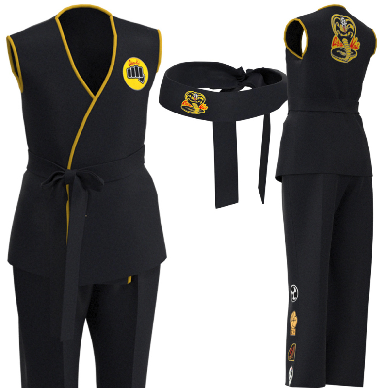 Nibaizi dječja taekwondo uniforma za cosplay – unisex trening odjeća od poliestera, za djecu do 17 godina, proljeće 2022