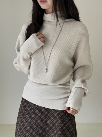 Apxivi ακρυλικό πλεκτό πουλόβερ με κουκούλα, ημι-υψηλός λαιμός, μεσαίου πάχους, στυλ Κορεάτικο/Ιαπωνικό για γυναίκες