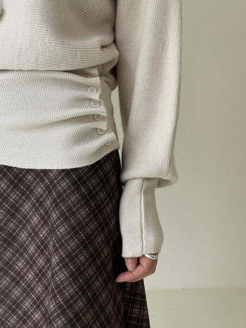 Apxivi ακρυλικό πλεκτό πουλόβερ με κουκούλα, ημι-υψηλός λαιμός, μεσαίου πάχους, στυλ Κορεάτικο/Ιαπωνικό για γυναίκες