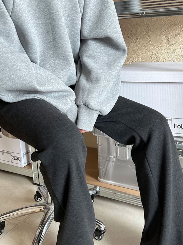 Γυναικείες casual παντελόνες με καμπανάκια, κορεατικού στυλ, ψηλή μέση, μήκος μέχρι το πάτωμα, βισκόζη, παχιά (υλικό: βισκόζη; στυλ: κορεατικό; μέση: ψηλή; μήκος: μέχρι πάτωμα; πάχος: παχιά)