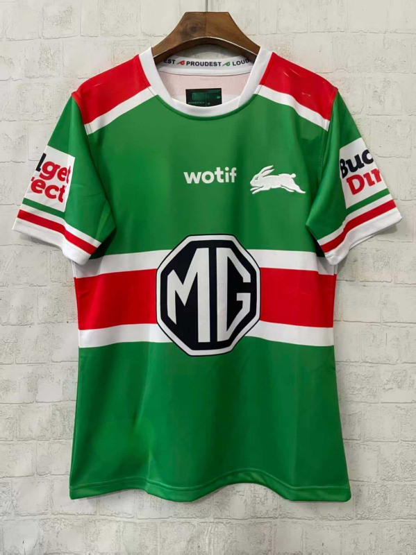 Ръгби фланелка Rabbit – мъжка, домашна и гостуваща, къс ръкав, синтетична смес, 90% полиестер, за лято/пролет/есен