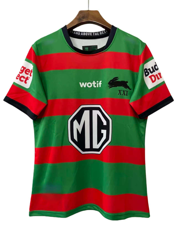 Ръгби фланелка Rabbit – мъжка, домашна и гостуваща, къс ръкав, синтетична смес, 90% полиестер, за лято/пролет/есен