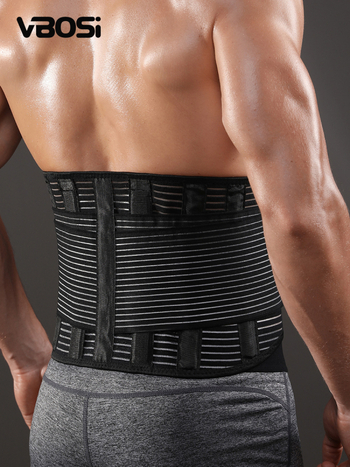 VBOSI Поясна защита – опора за кръста от полиестерно влакно за спортове на открито, баскетбол, бягане, колоездене и бойни изкуства