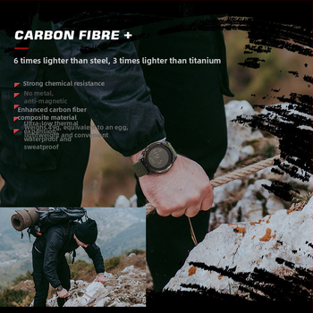 North Edge ψηφιακό εξωτερικό αθλητικό ρολόι με ηλεκτρονική κίνηση, αντοχή στο νερό μέχρι 50 m, κάσα από ανθρακονήματα, φωτιζόμενη οπίσθια λυχνία, κυκλικός καντράν με ορυκτό ενισχυμένο γυαλί