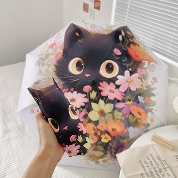 Shu yi trodjelni sklopivi kišobran s Impact Cloth 190t, vlaknaste rebra, čelična šipka