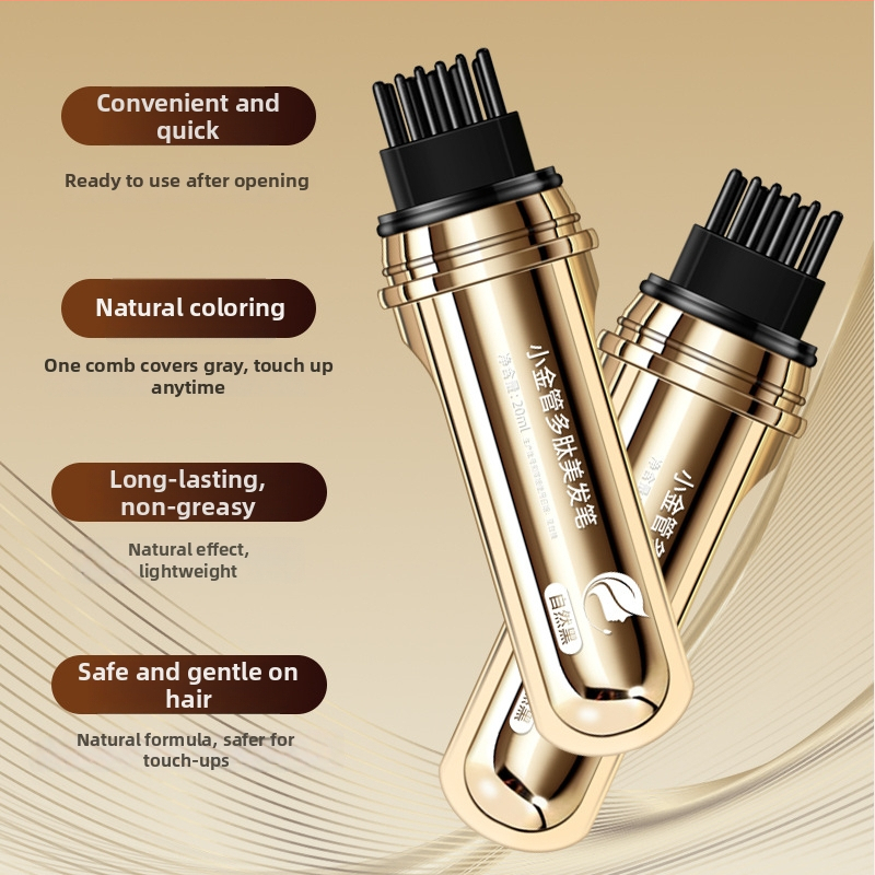 Kadernícky hrebeň s polypeptidovým perom, jednorazový plastový nástroj s integrovanými zubami, na bežné použitie