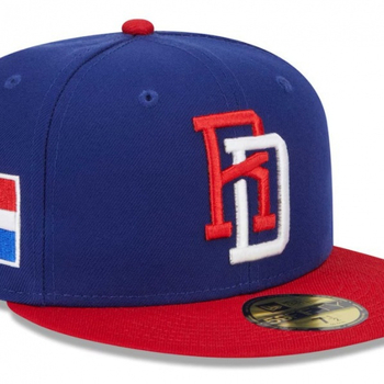 Доминиканска република отбора бродирана слънчева бейзболна шапка, лятна, унисекс, акрилно влакно, подплата акрил, подходяща за други спортове с топки