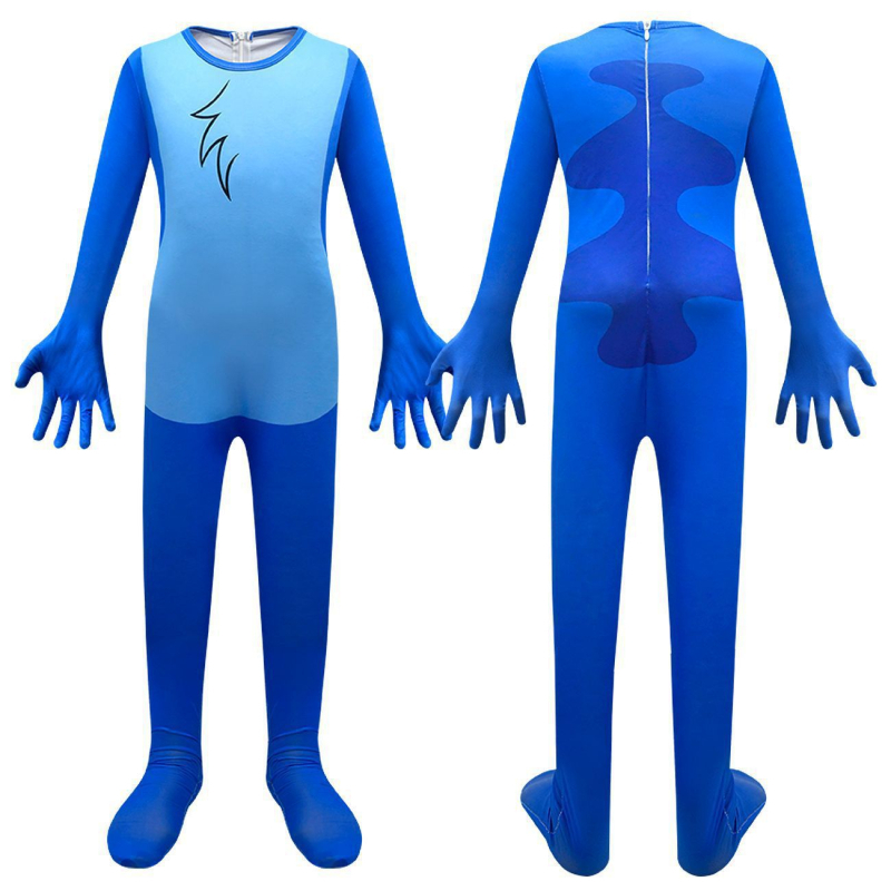 Dječji cosplay jednopojasni kostim sa Stitch tiskom (uzrast 3–8 godina; materijal milk silk; glavni materijal acetat vlakno 65%; primjeren za proleće i jesen)