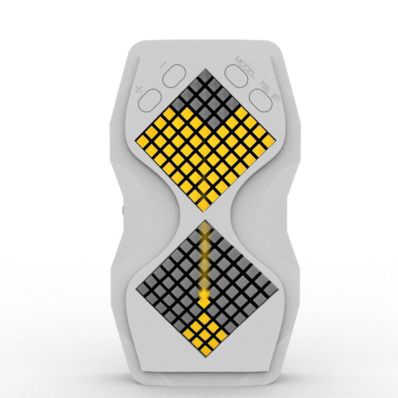 Нощна лампа с безкрайно регулиране на яркостта и околно осветление; вградена батерия, ABS абажур