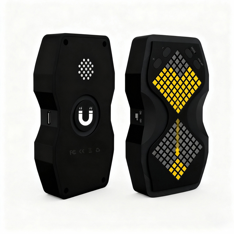 Нощна лампа с безкрайно регулиране на яркостта и околно осветление; вградена батерия, ABS абажур