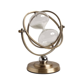 Clepsidră din sticlă, stil Nordic, lucrată manual, pandantiv decorativ pentru bibliotecă și mobilier TV