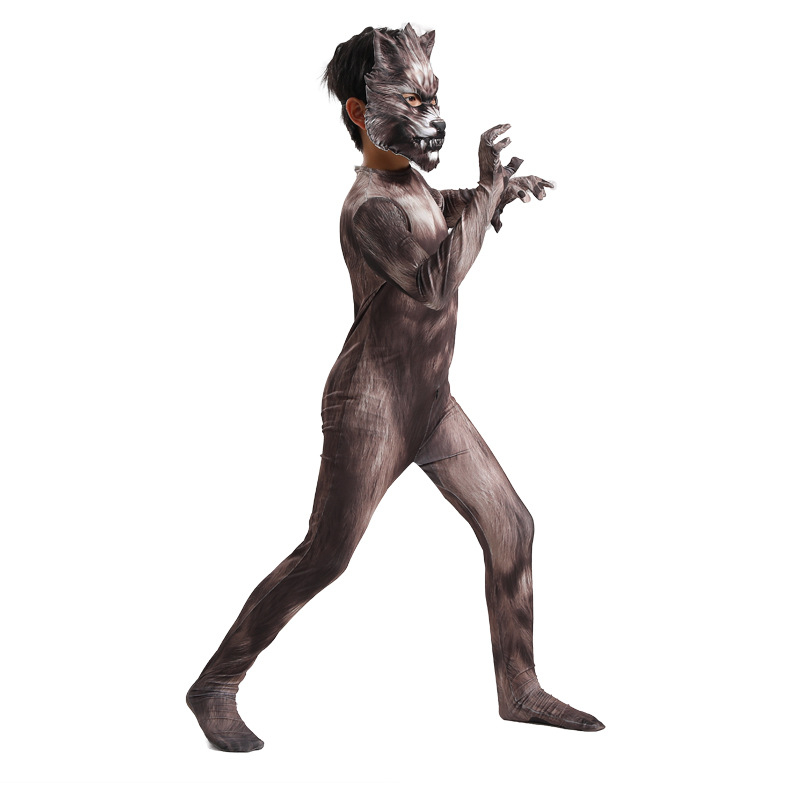 Vukodlak cijeli kostim s 3D maskom za scenske izvedbe i Halloween cosplay