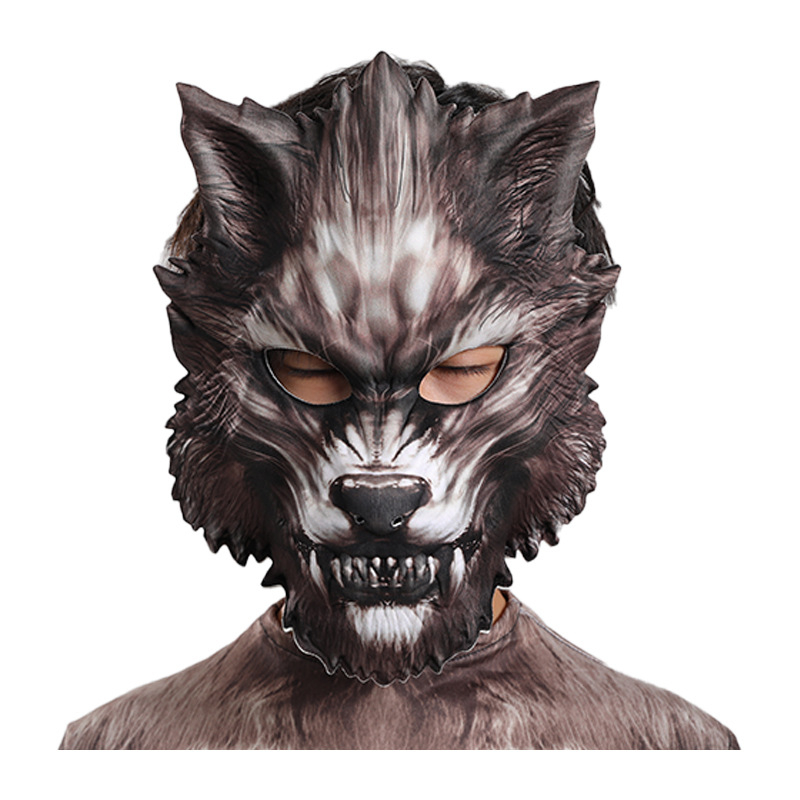 Vukodlak cijeli kostim s 3D maskom za scenske izvedbe i Halloween cosplay