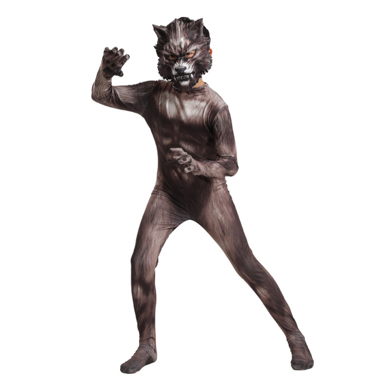 Vukodlak cijeli kostim s 3D maskom za scenske izvedbe i Halloween cosplay