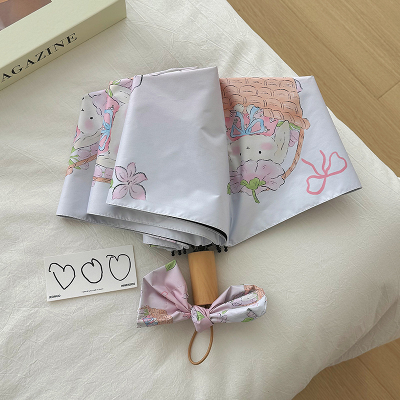 Shu yi sklopivi kišobran - UV zaštita, potpuno automatski, trodjelni dizajn, tkanina Impact Cloth s vinilnim ljepilom