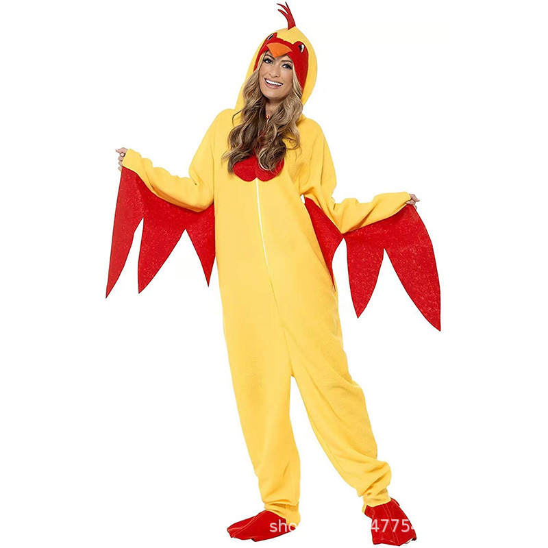 Cosplay kostim za Halloween za odrasle – kokoš ili pijetao, luksuzni ptičji kostim