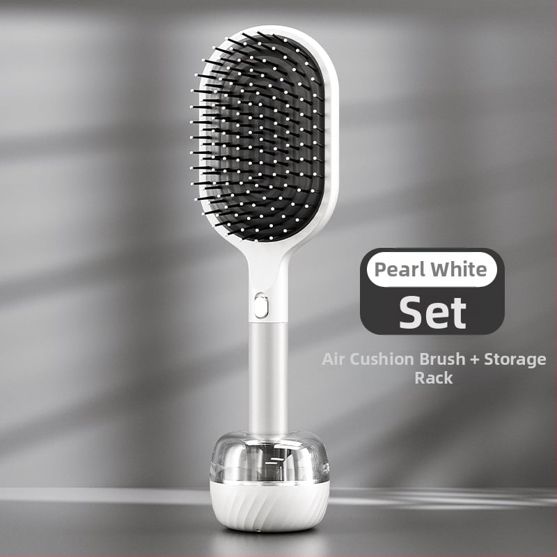 Női prémium hajkefe légpárnás párnázással, antisztatikus, fejbőr masszázs, otthoni használatra