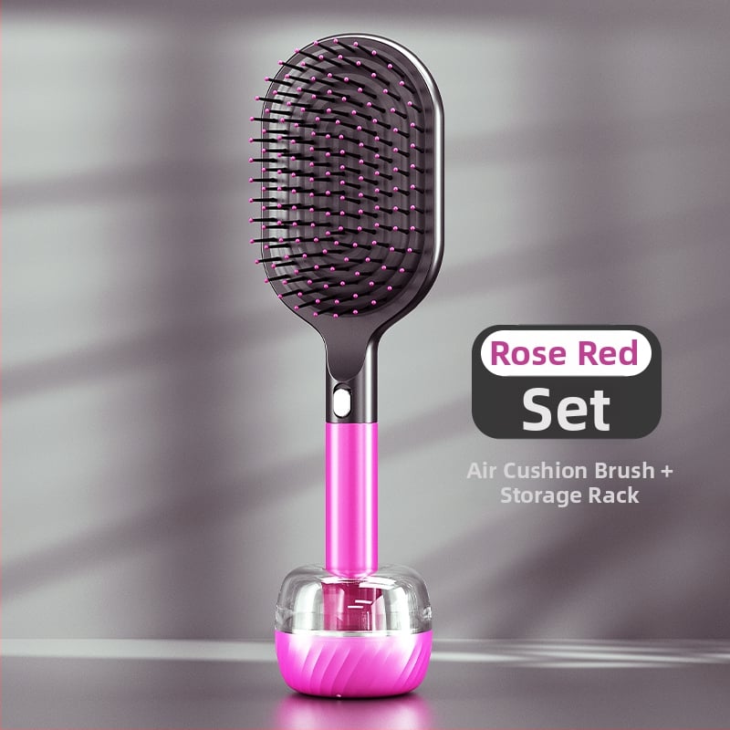 Női prémium hajkefe légpárnás párnázással, antisztatikus, fejbőr masszázs, otthoni használatra