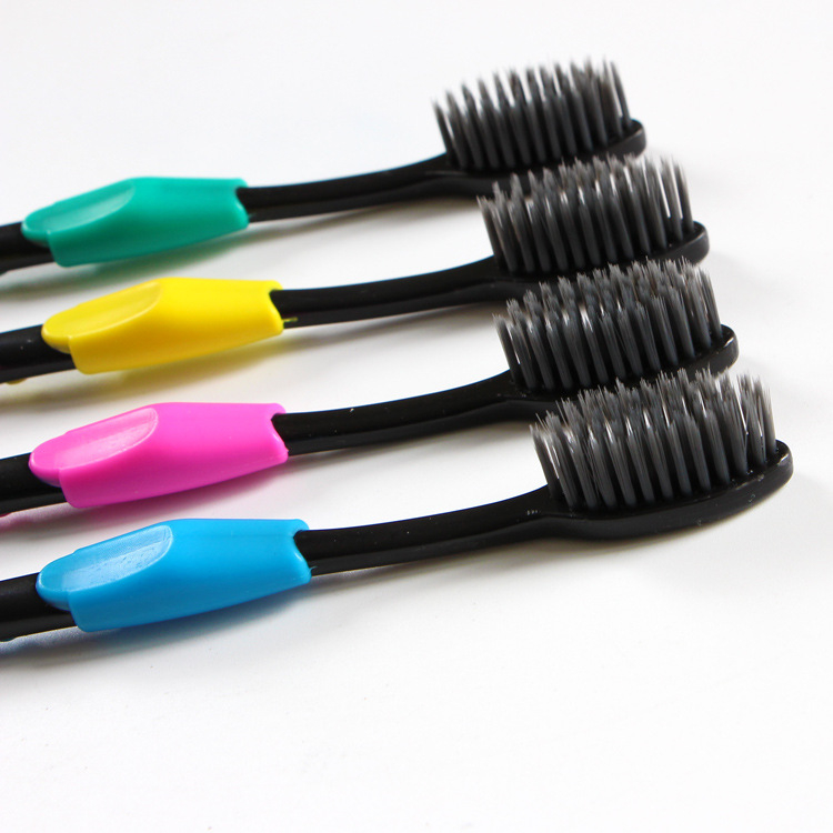 Chaha Οδοντόβουρτσα από Μπαμπού και Ανθρακά για Ενήλικες - Επαναχρησιμοποιήσιμο Χειροκίνητο Μοντέλο