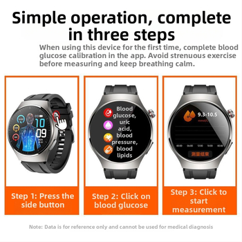 Športové inteligentné hodinky s hlasovým volaním a monitorovaním zdravia: krvný cukor, kyselina močová, tep srdca, sledovanie spánku