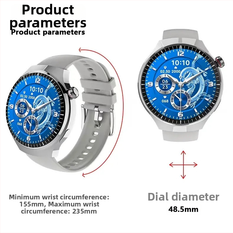 Športové inteligentné hodinky s hlasovým volaním a monitorovaním zdravia: krvný cukor, kyselina močová, tep srdca, sledovanie spánku