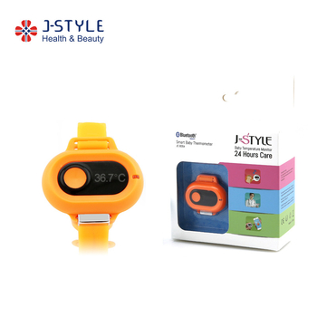Brățară inteligentă de monitorizare a temperaturii bebelușului, afișaj AMOLED, curea din silicon, autonomie baterie 7–14 zile, pentru copii