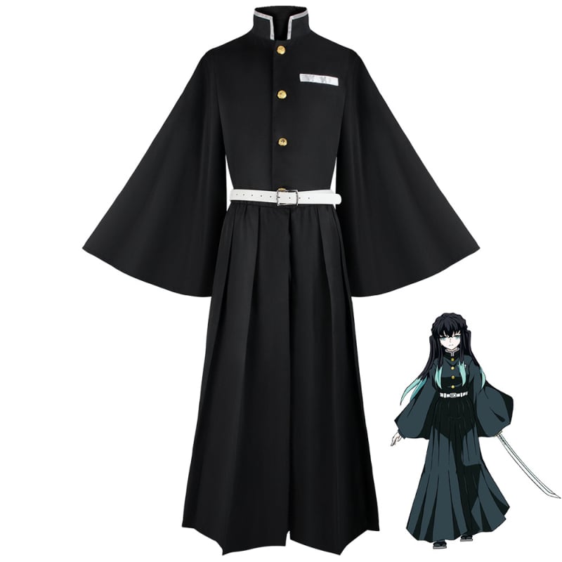 Muichiro Tokito cosplay kostim Demon Slayer - Mist Hashira, unisex, mekan poliester materijal, postotak 30-50%
