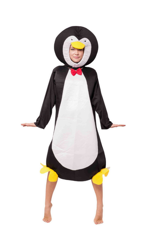 Penguin cosplay kostim za scenu — uzorak: pingvin; tkanina: smjesa kemijskih vlakana; glavni materijal: poliester; pogodan za obične pozorišne nastupe
