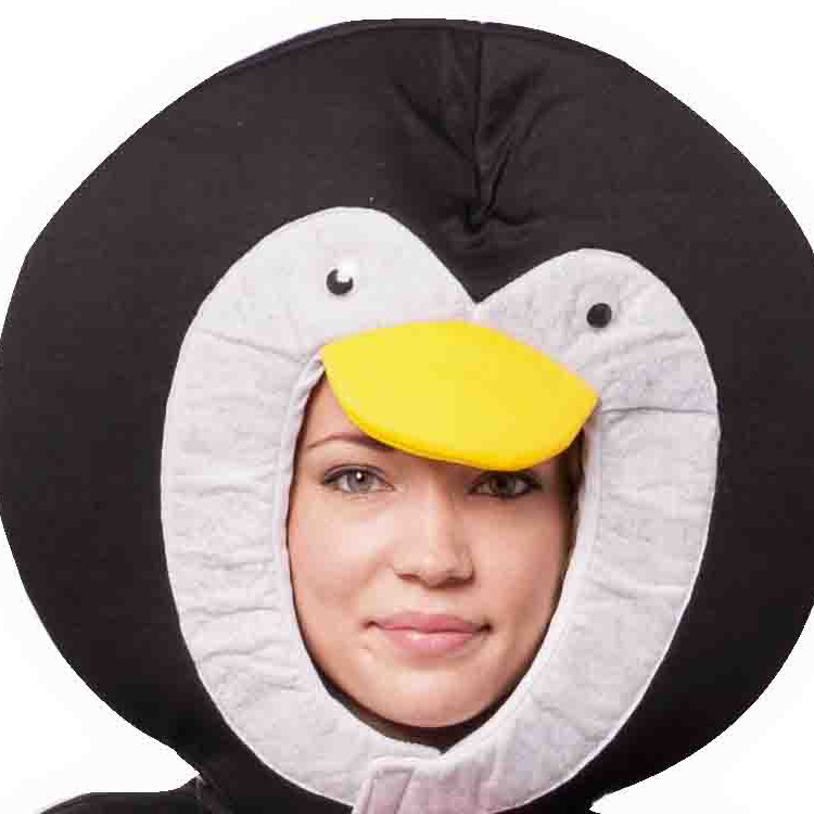 Penguin cosplay kostim za scenu — uzorak: pingvin; tkanina: smjesa kemijskih vlakana; glavni materijal: poliester; pogodan za obične pozorišne nastupe
