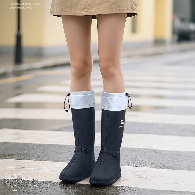 Κάλυμματα παπουτσιών με φερμουάρ από PVC – παχύτερα, ανθεκτικά στη φθορά και αδιάβροχα για υπαίθρια ορειβασία, πεζοπορία και μετακινήσεις