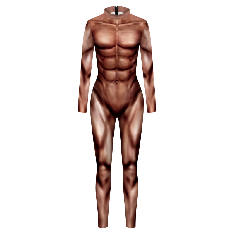 Star Comic Realm unisex Halloween cosplay bodi za scensku izvedbu – otisak, Spandex 90-95% (Spring 2025)