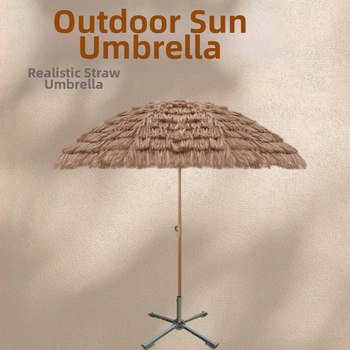 Slamen suncobran za vanjsku upotrebu s UV zaštitom za hotele, prenoćišta, plaže, dvorišta i vrtove