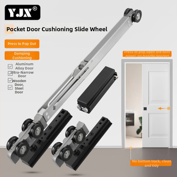 Kotač džepnih kliznih vrata — aluminijska legura, model kotača džepnih vrata, marka Yjx, debljina zida 2 mm, stil moderni minimalizam