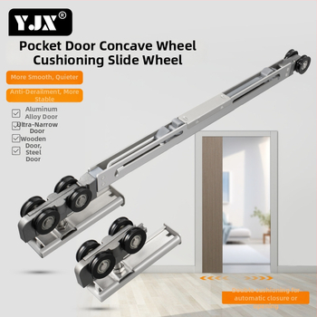 Kotač džepnih kliznih vrata — aluminijska legura, model kotača džepnih vrata, marka Yjx, debljina zida 2 mm, stil moderni minimalizam