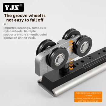 Kotač džepnih kliznih vrata — aluminijska legura, model kotača džepnih vrata, marka Yjx, debljina zida 2 mm, stil moderni minimalizam