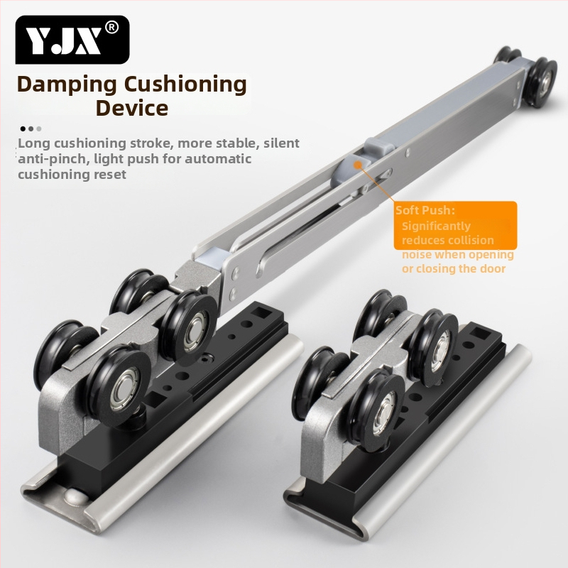 Kotač džepnih kliznih vrata — aluminijska legura, model kotača džepnih vrata, marka Yjx, debljina zida 2 mm, stil moderni minimalizam