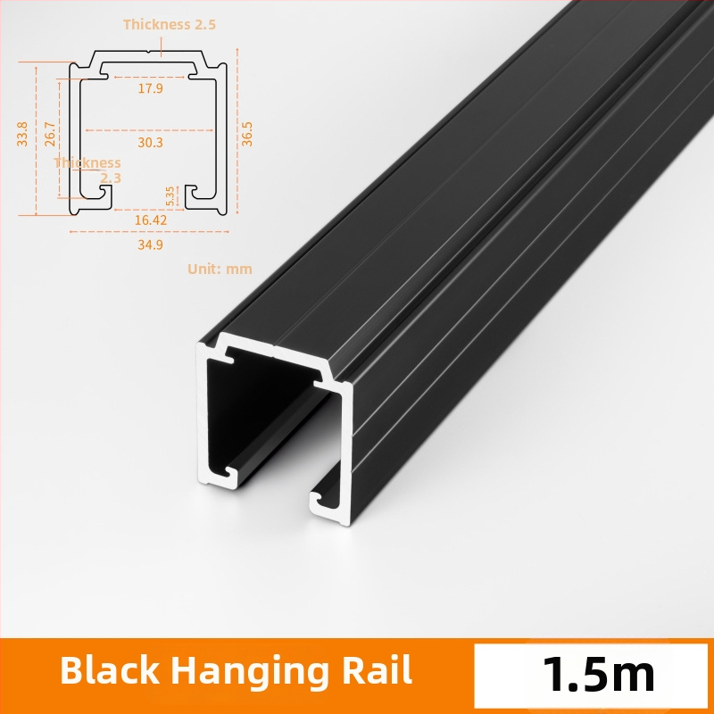 Kotač džepnih kliznih vrata — aluminijska legura, model kotača džepnih vrata, marka Yjx, debljina zida 2 mm, stil moderni minimalizam